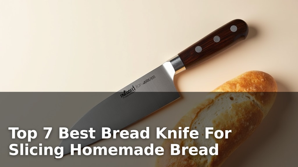 Top 7 Best Bread Knife For Slicing Homemade Bread