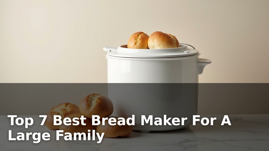Top 7 Best Bread Maker For A Large Family