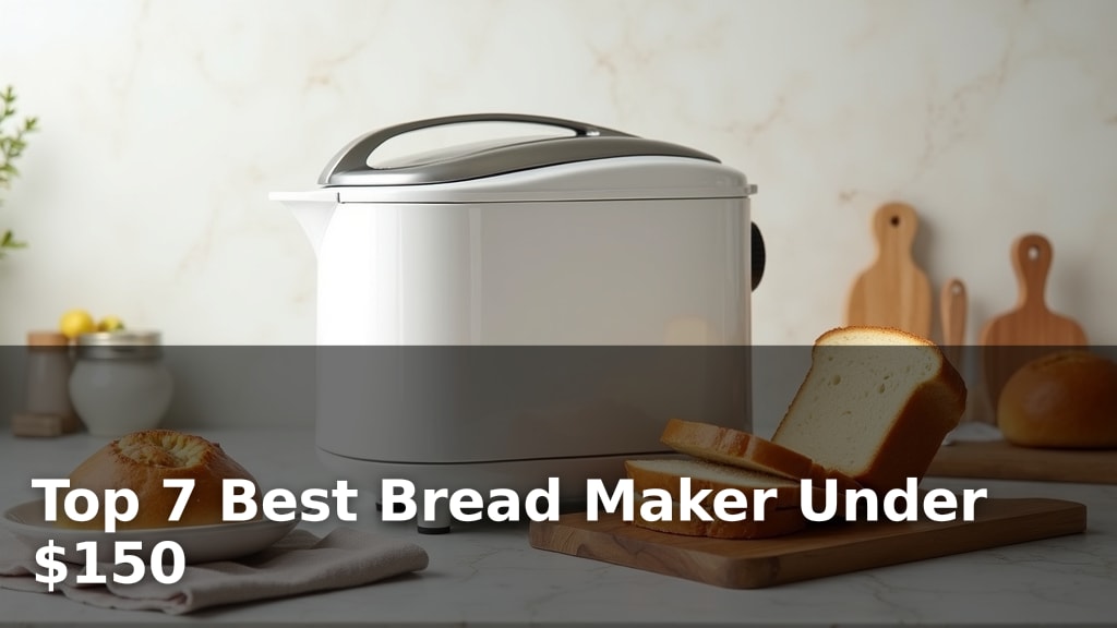 Top 7 Best Bread Maker Under $150