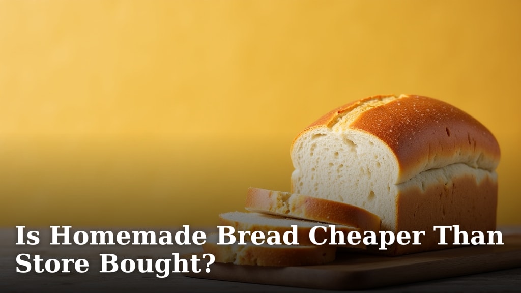 Is Homemade Bread Cheaper Than Store Bought?