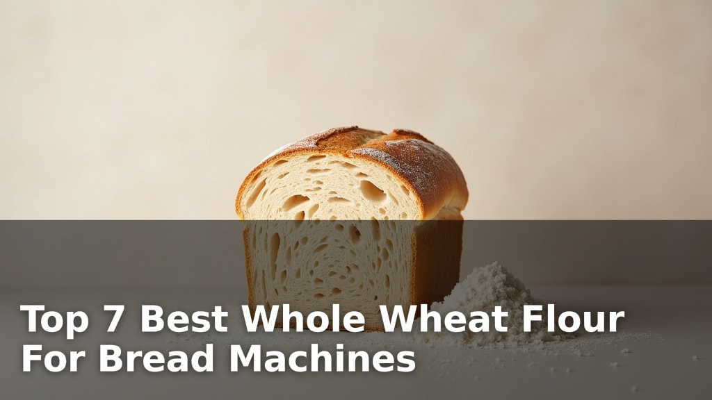 Top 7 Best Whole Wheat Flour For Bread Machines