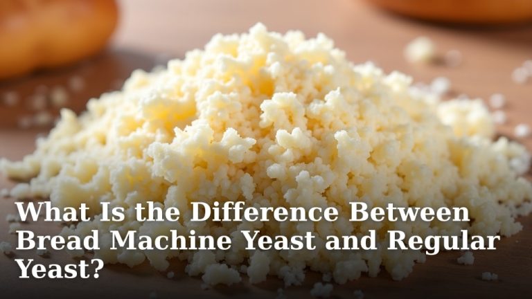 What Is the Difference Between Bread Machine Yeast and Regular Yeast?