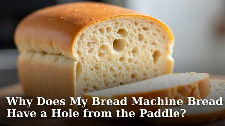 Why Does My Bread Machine Bread Have a Hole from the Paddle?