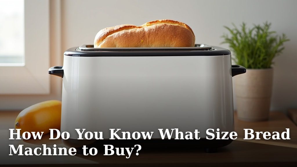 How Do You Know What Size Bread Machine to Buy?