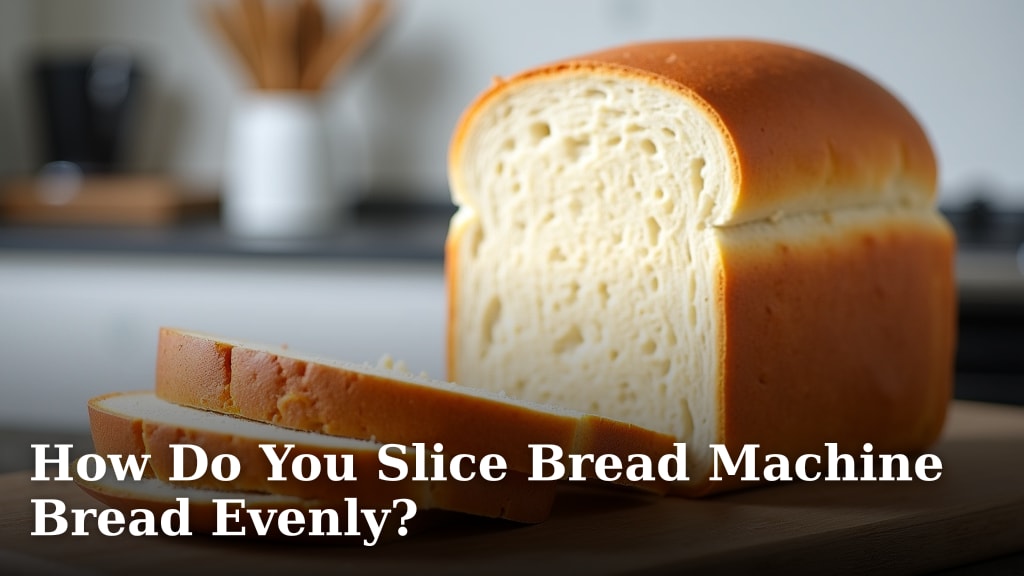 How Do You Slice Bread Machine Bread Evenly?