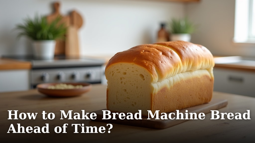 How to Make Bread Machine Bread Ahead of Time?