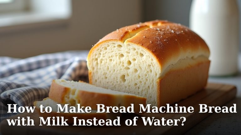 How to Make Bread Machine Bread with Milk Instead of Water?