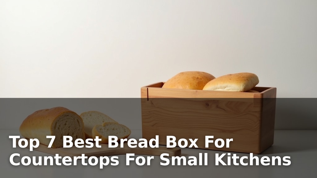 Top 7 Best Bread Box For Countertops For Small Kitchens