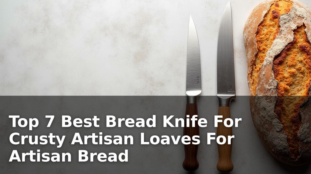 Top 7 Best Bread Knife For Crusty Artisan Loaves For Artisan Bread