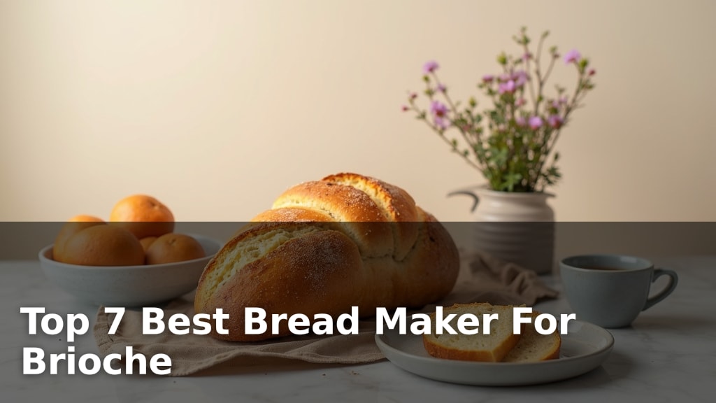 Top 7 Best Bread Maker For Brioche
