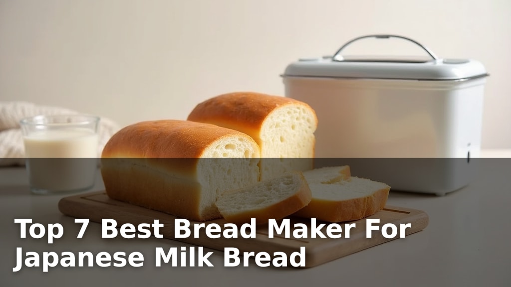 Top 7 Best Bread Maker For Japanese Milk Bread