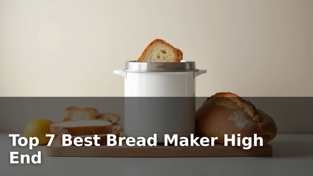 Top 7 Best Bread Maker High End