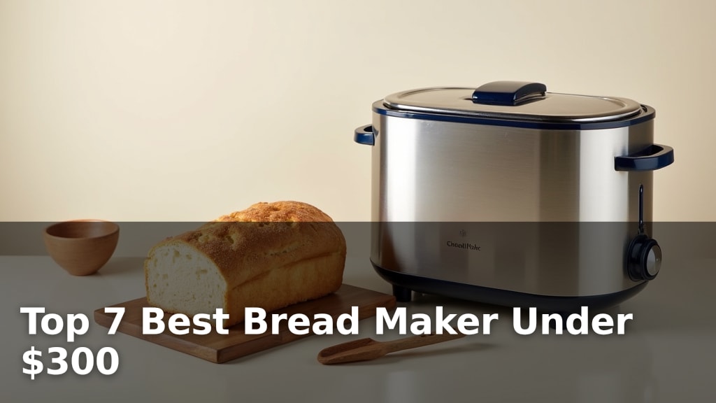 Top 7 Best Bread Maker Under $300