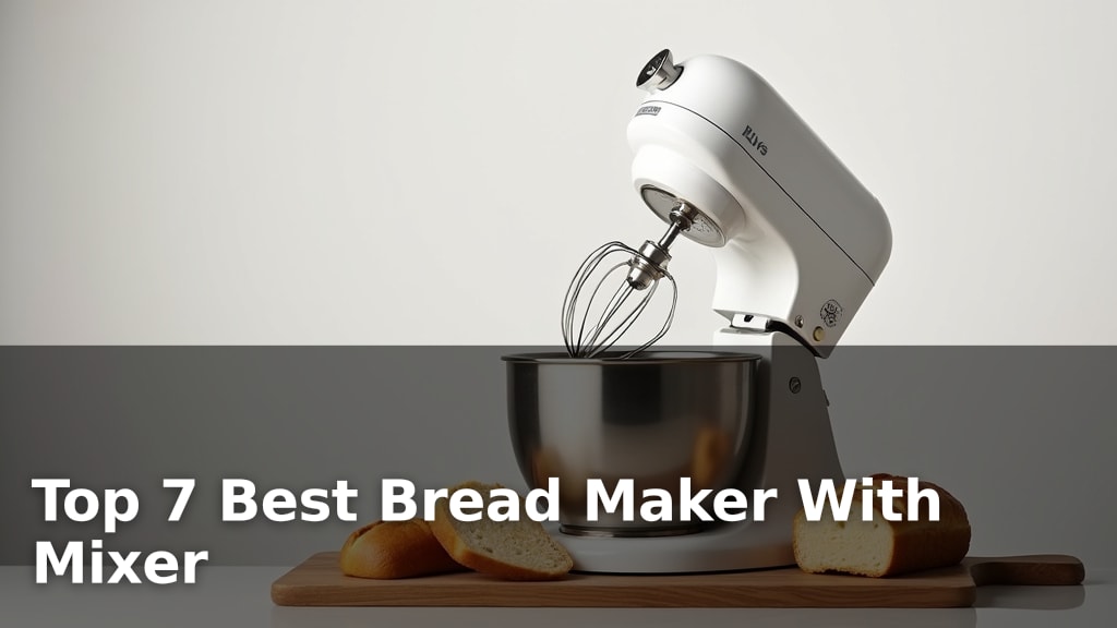 Top 7 Best Bread Maker With Mixer
