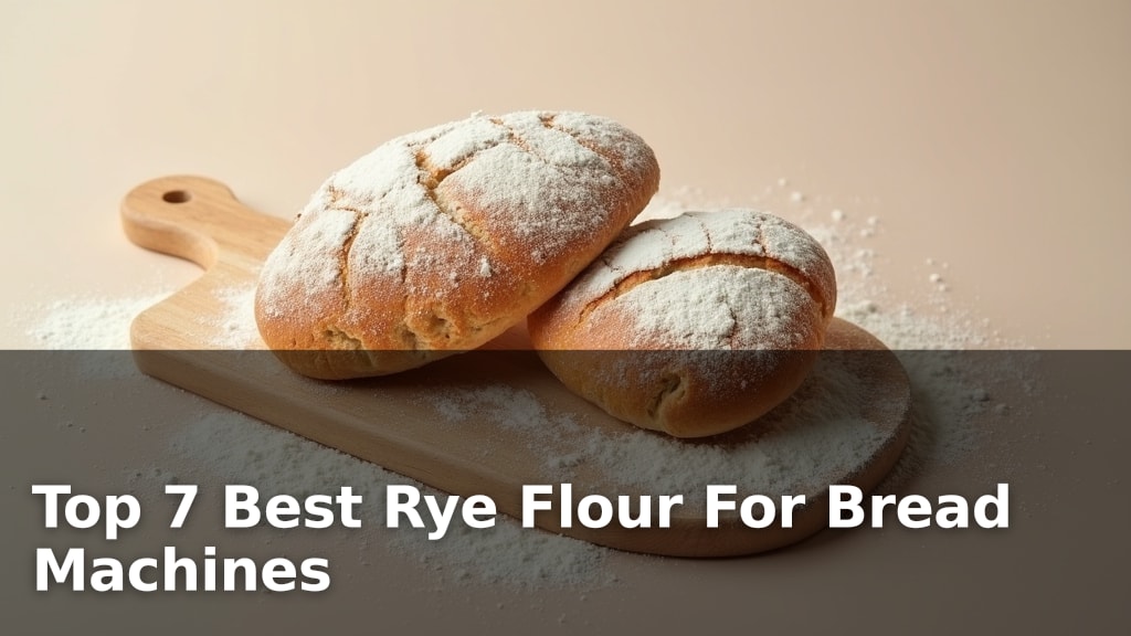 Top 7 Best Rye Flour For Bread Machines