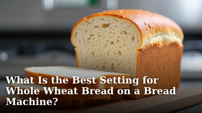 What Is the Best Setting for Whole Wheat Bread on a Bread Machine?