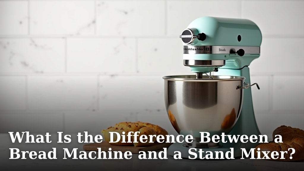 What Is the Difference Between a Bread Machine and a Stand Mixer?