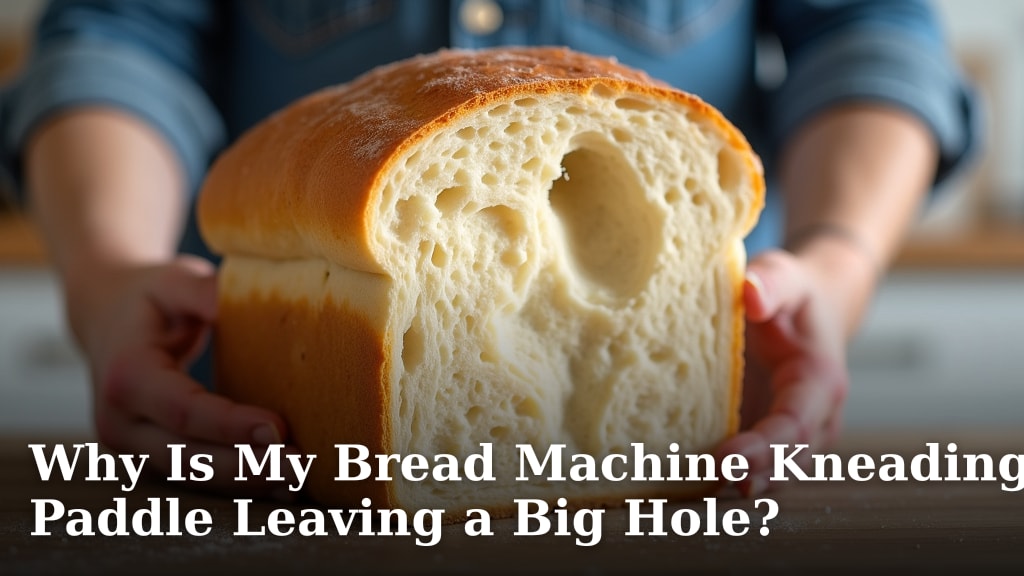 Why Is My Bread Machine Kneading Paddle Leaving a Big Hole?