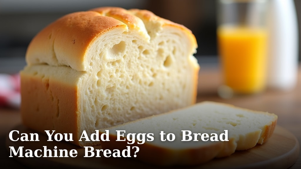 Can You Add Eggs to Bread Machine Bread?