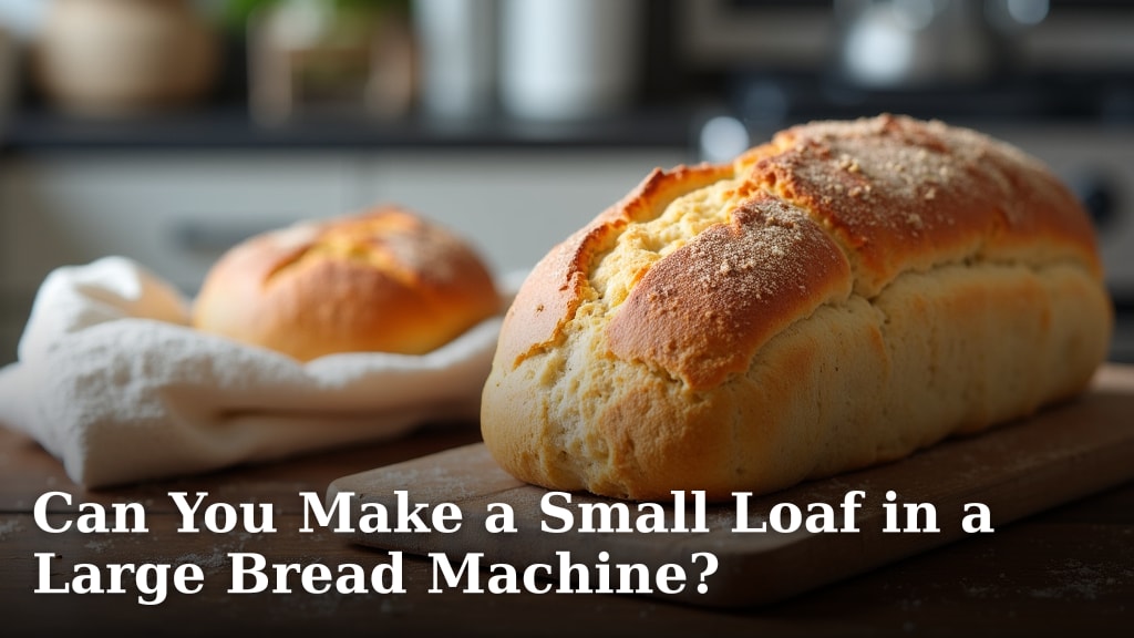 Can You Make a Small Loaf in a Large Bread Machine?