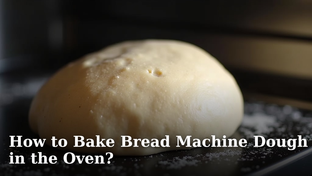 How to Bake Bread Machine Dough in the Oven?