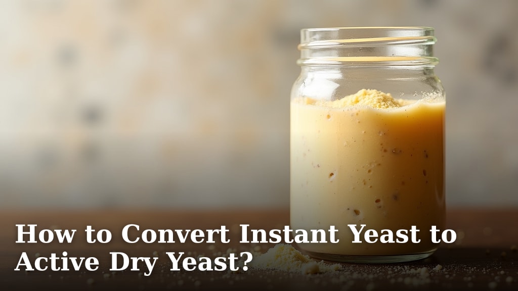 How to Convert Instant Yeast to Active Dry Yeast?