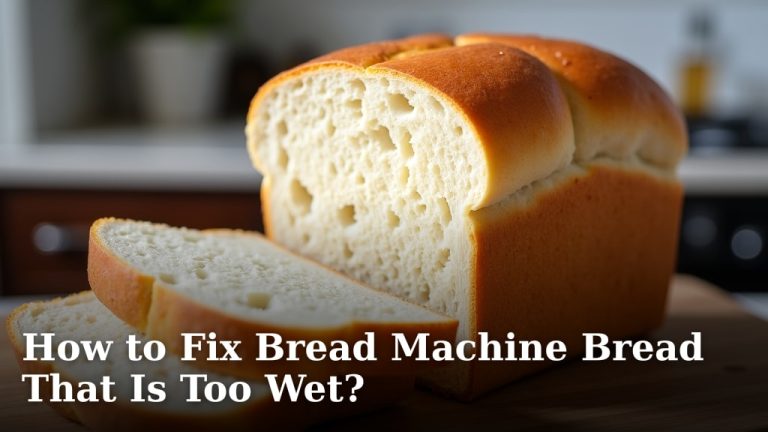 How to Fix Bread Machine Bread That Is Too Wet?