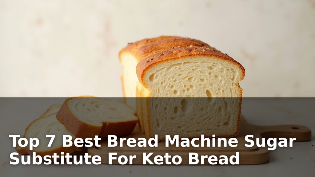 Top 7 Best Bread Machine Sugar Substitute For Keto Bread