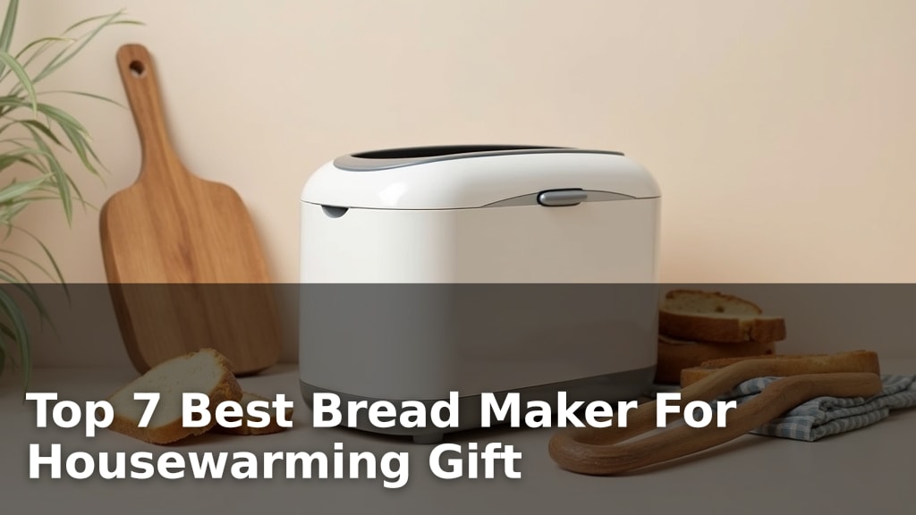 Top 7 Best Bread Maker For Housewarming Gift