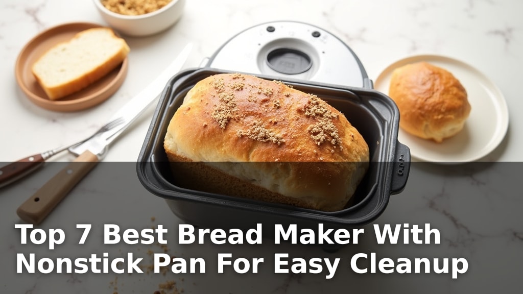 Top 7 Best Bread Maker With Nonstick Pan For Easy Cleanup