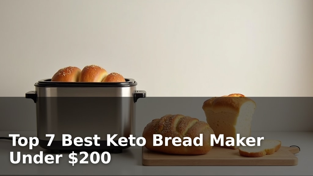 Top 7 Best Keto Bread Maker Under $200