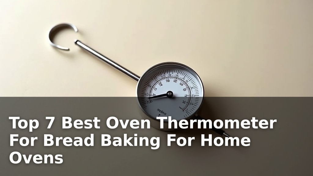 Top 7 Best Oven Thermometer For Bread Baking For Home Ovens