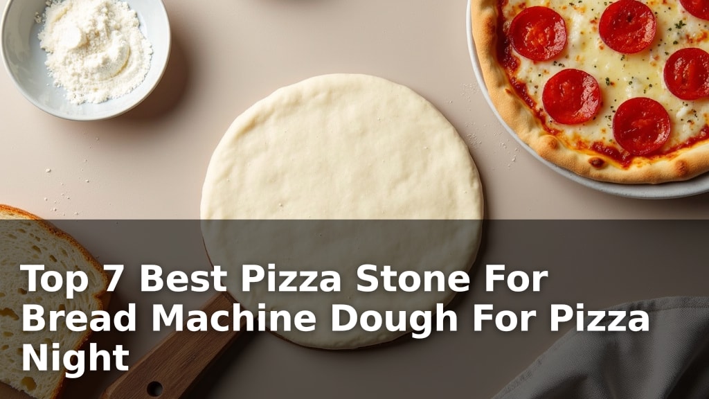 Top 7 Best Pizza Stone For Bread Machine Dough For Pizza Night