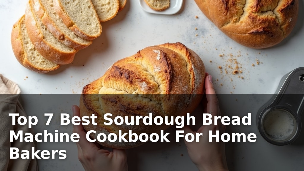 Top 7 Best Sourdough Bread Machine Cookbook For Home Bakers