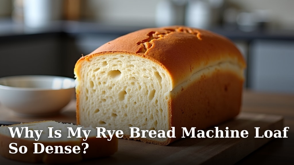 Why Is My Rye Bread Machine Loaf So Dense?